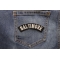 Baltimore Patch shown on jeans