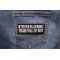 Better To Be Full Of Whiskey Than Full of Shit Funny Iron on Patch shown on jeans