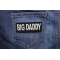 Big Daddy Biker Patch | Embroidered Patches Big Daddy Patch shown on jeans