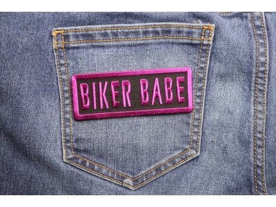 Biker Babe Patch | Embroidered Patches