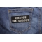 Biker Boys Make Good Toys Patch | Embroidered Patches Biker Boys Make Good Toys Patch shown on jeans