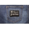 Biker Grandma Patch In Old English Biker Grandma Patch shown on jeans