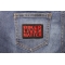 Biker Lives Matter Red Patch Biker Lives Matter Patch shown on jeans