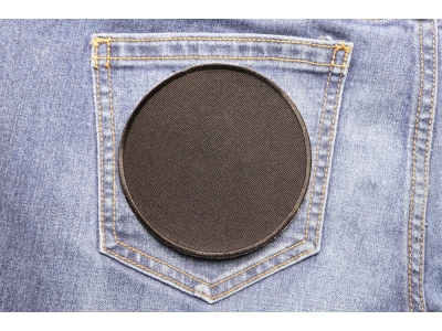 Black 4 Inch Round Blank Patch | Embroidered Patches