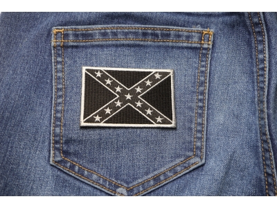 Black Rebel Flag Patch