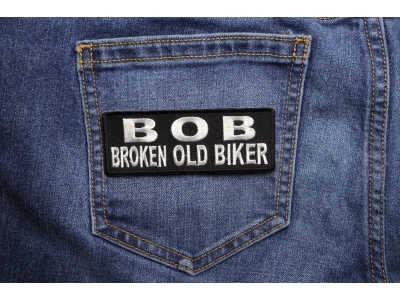 BOB Broken Old Biker Patch | Embroidered Patches