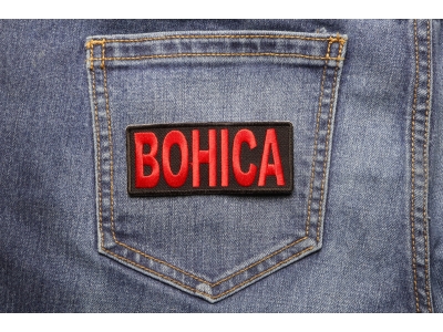 BOHICA Patch - Bend Over Here It Comes Again | US Marine Corps Military Veteran Patches