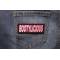Bootylicious Patch | Embroidered Patches Bootylicious Patch shown on jeans