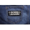 Born Again Patch | Embroidered Patches Born Again Christian Patch shown on jeans