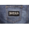 Boss Patch | Embroidered Patches Boss Patch shown on jeans