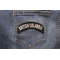 British Columbia State Patch shown on jeans