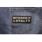 Brotherhood Of Loyalty Patch | Embroidered Patches Brotherhood Of Loyalty Military Morale Patch shown on jeans