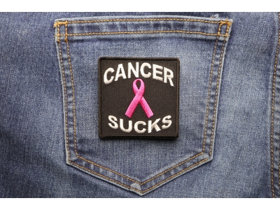 Cancer Sucks Patch | Embroidered Patches