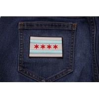 Chicago City Flag Patch Chicago City Flag Patch
