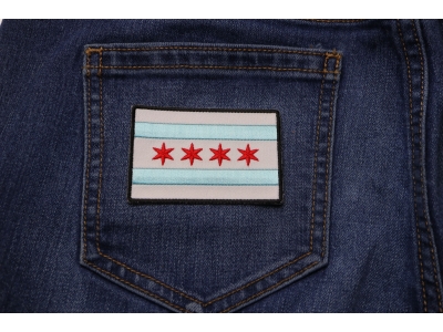 Chicago City Flag Patch