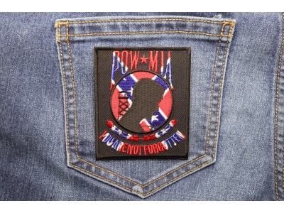 Confederate Pow Mia Patch | US Military Veteran Patches