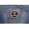 Don't Let The Gray Hair Fool You Patch In White Text | US Military Veteran Patches Don't Let The Gray Hair Fool You Patch for Vets shown on jeans