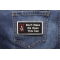 Don't Make Me Open This Can Patch | Embroidered Patches Don't Make Me Open This Can Funny Iron on Patch shown on jeans