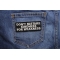Don't Mistake Kindness For Weakness Patch | Embroidered Patches Don't Mistake Kindness For Weakness Patch shown on jeans