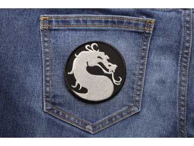 Dragon Patch Small Circular | Embroidered Patches