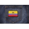 Ecuador Flag Patch shown on jeans