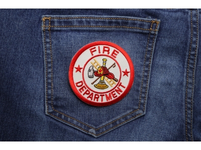 Fire Department Circle Patch | Embroidered Patches