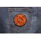 Fire Dept Patch shown on jeans