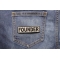 Founder Patch 3.5 Inch Reflective | Embroidered Patches Founder Patch shown on jeans
