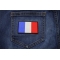 France Flag Patch France Flag Patch shown on jeans