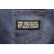 Free Men Don't Ask To Bear Arms Patch | Embroidered Patches Free Men Don't Ask Permission To Bear Arms Patch shown on jeans