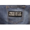 Fresh Out Of Fucks To Give Patch Fresh Out Of Fucks To Give Patch shown on jeans