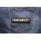 Fuggetaboutit Patch Fuggetaboutit Funny Iron on Patch shown on jeans