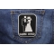 Game Over Marriage Funny Iron on Patch shown on jeans
