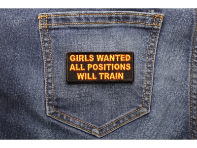 Girls Wanted Patch | Embroidered Patches