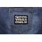 Good Vibes Only Patch Good Vibes Only Iron on Morale Patch shown on jeans