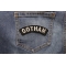 Gotham Patch shown on jeans