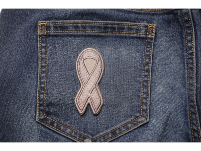 Gray Asthma and Brain Cancer Awareness Ribbon Patch