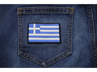 Greek Flag Patch
