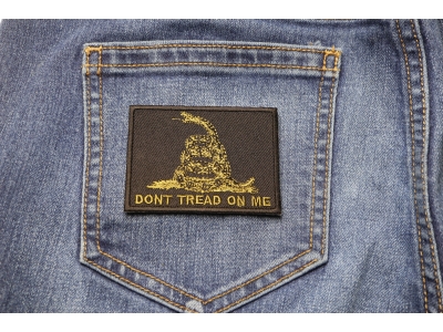 Green Black Gadsden Flag Patch | US Military Veteran Patches Green Black Gadsden Flag Patch | US Military Veteran Patches