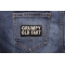 Grumpy Old Fart Patch | Embroidered Patches Grumpy Old Fart Funny Iron on Patch shown on jeans