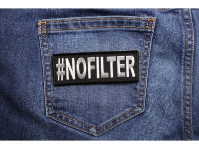 Hashtag No Filter Patch