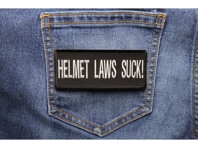 Helmet Laws Suck Patch