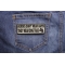 Heroes Don't Wear Capes Patch In Army Green | US Military Veteran Patches Heroes Don't Wear Capes They Wear Dog Tags Patch shown on jeans
