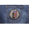 Honor Their Sacrifice Memorial Patch | US Military Veteran Patches Honor Their Sacrifice Memorial Patriotic Iron on Patch shown on jeans