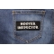 Hooter Inspector Patch Hooter Inspector Naughty Iron on Patch shown on jeans