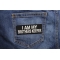 I Am My Brothers Keeper Patch shown on jeans