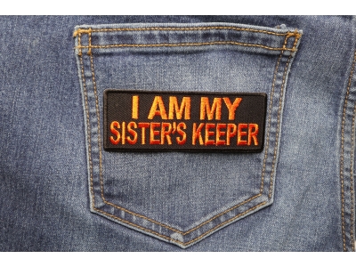 I am my Sister's Keeper Patch in Orange