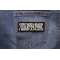 I Don't Need A Reason To Do Stupid Things I Need a Place Patch shown on jeans