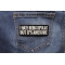 I Hate Being Bipolar Patch | Embroidered Patches I Hate Being Bipolar But It's Awesome Patch shown on jeans