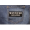 I'm Out Of My Mind Leave A Message Patch I'm Out Of My Mind Leave A Message Funny Iron on Patch shown on jeans
